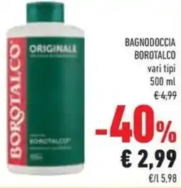 Conad Bagnodoccia Borotalco offerta
