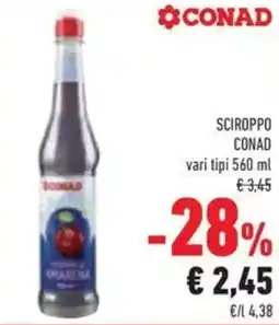 Conad Superstore Sciroppo conad offerta