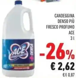 Conad Candeggina denso più fresco profumo Ace offerta