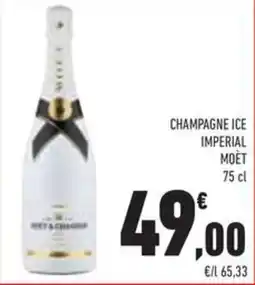 Conad Superstore Champagne ice imperial moèt offerta