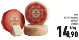 Conad Toma al peperoncino botalla offerta