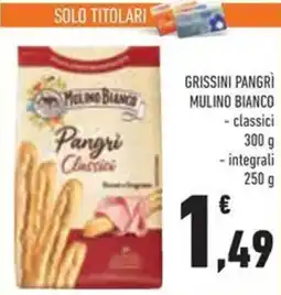 Conad Grissini pangrì Mulino Bianco offerta