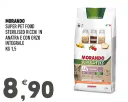 Ayoka Morando super pet food sterilised ricchi in anatra e con orzo integrale offerta