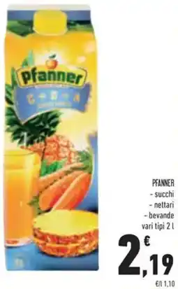 Conad Pfanner offerta
