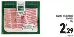 Conad Pancetta tesa stagionata fumagalli offerta