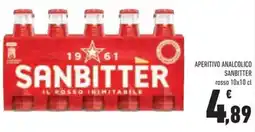Conad Aperitivo analcolico Sanbitter offerta