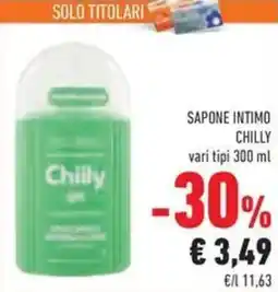 Conad Sapone intimo Chilly offerta
