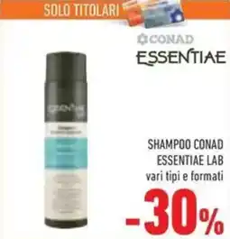 Conad Shampoo conad essentiae lab offerta