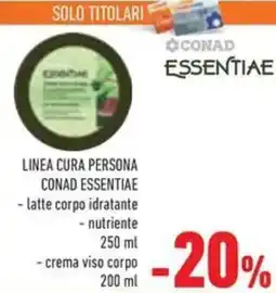 Conad Linea cura persona Conad Essentiae offerta