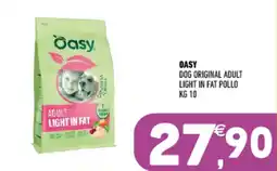 Ayoka Oasy dog original adult light in fat pollo offerta