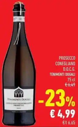 Conad Prosecco conegliano d.o.c.g. Tenimenti Dogali offerta