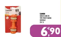 Ayoka Camon gioco cane in tpr twist igiene dentale offerta