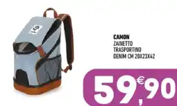 Ayoka Camon zainetto trasportino denim offerta
