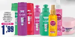 Splendidi e Splendenti Sunsilk Shampoo/Balsamo/Trattamenti offerta