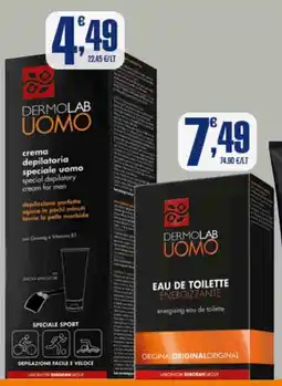 Splendidi e Splendenti DERMOLAB UOMO crema depilatoria speciale uomo offerta