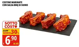 Tigros Costine marinate con salsa BBQ di suino offerta