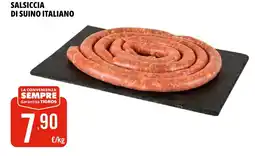 Tigros Salsiccia di suino italiano offerta