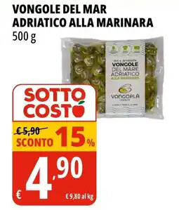 Tigros Vongole del mare adriatico alla marinara Vongopla offerta