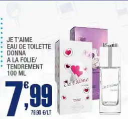 Splendidi e Splendenti Je t'aime Eau de Toilette Donna offerta