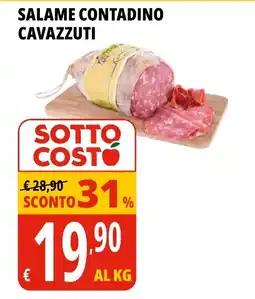 Tigros Salame Contadino Cavazzuti offerta