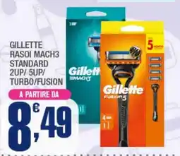 Splendidi e Splendenti Gillette Rasoi Mach3 offerta