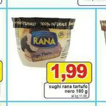 Pewex Rana - sugo fresco tartufo nero 180 g(ml) offerta