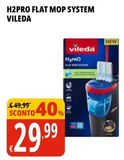 Tigros H2PRO FLAT MOP SYSTEM VILEDA offerta