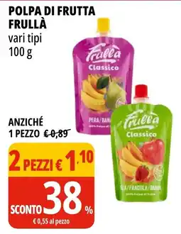 Tigros Polpa di frutta Frullà offerta