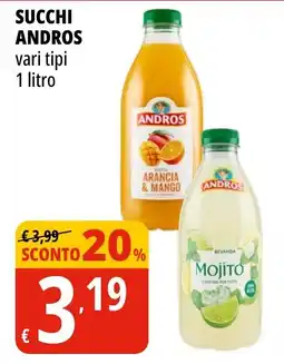 Tigros Succhi Andros offerta