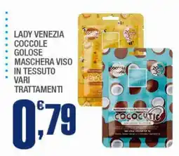 Splendidi e Splendenti Maschera viso in tessuto Cococutie offerta