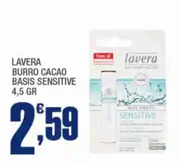 Splendidi e Splendenti Lavera Burro Cacao Basis Sensitive offerta