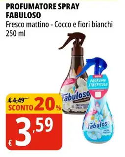 Tigros Profumatore spray Fabuloso offerta