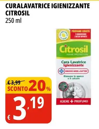 Curalavatrice igienizzante Citrosil