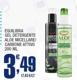 Splendidi e Splendenti Equilibra Gel Detergente Aloe Micellare/Carbone Attivo offerta