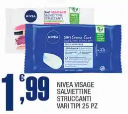 Splendidi e Splendenti NIVEA VISAGE SALVIETTINE STRUCCANTI offerta