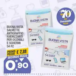 Splendidi e Splendenti Buona vista salviette antigraffio igienizzanti per occhiali e schermi offerta
