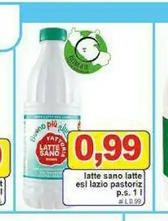 Pewex Latte sano - latte parzialmente scremato a lunga conservazione offerta