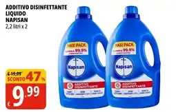 Tigros Additivo disinfettante Napisan offerta