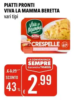 Tigros Crespelle Prosciutto Cotto offerta