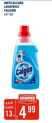 Tigros Anticalcare lavatrice Calgon offerta