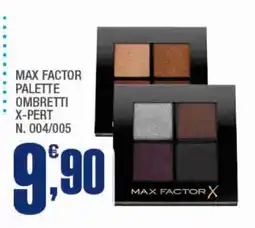 Splendidi e Splendenti MAX FACTOR PALETTE OMBRETTI X-PERT offerta