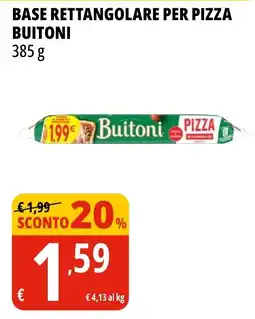 Tigros Base rettangolare per pizza Buitoni offerta