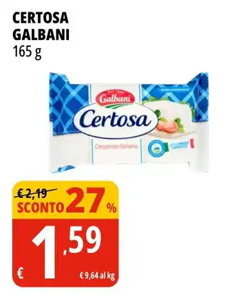 Tigros Certosa Galbani offerta