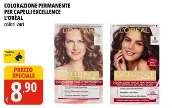 Tigros Colorazione permanente per capelli Excellence L'Oréal offerta