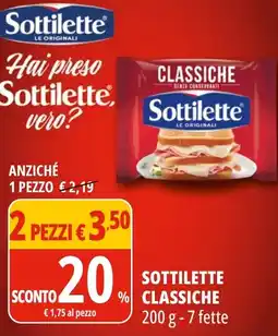 Tigros Sottilette Classiche offerta