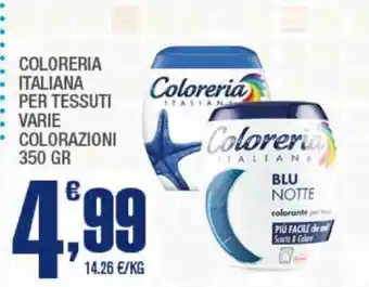 Splendidi e Splendenti Coloreria Italiana per tessuti offerta