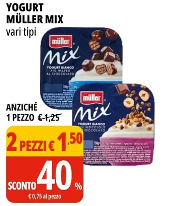 Tigros Yogurt müller mix offerta