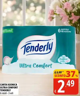 CARTA IGIENICA ULTRA COMFORT TENDERLY