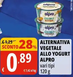 Tigros ALTERNATIVA VEGETALE ALLO YOGURT ALPRO offerta