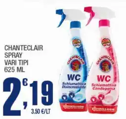Splendidi e Splendenti Chanteclair Spray offerta